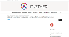 Desktop Screenshot of itaether.com